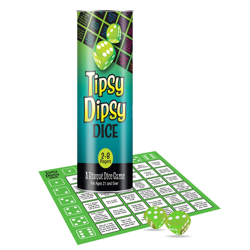 Tipsy Dipsy Dice - Fun and Engaging Drinking Game for Social Gatherings