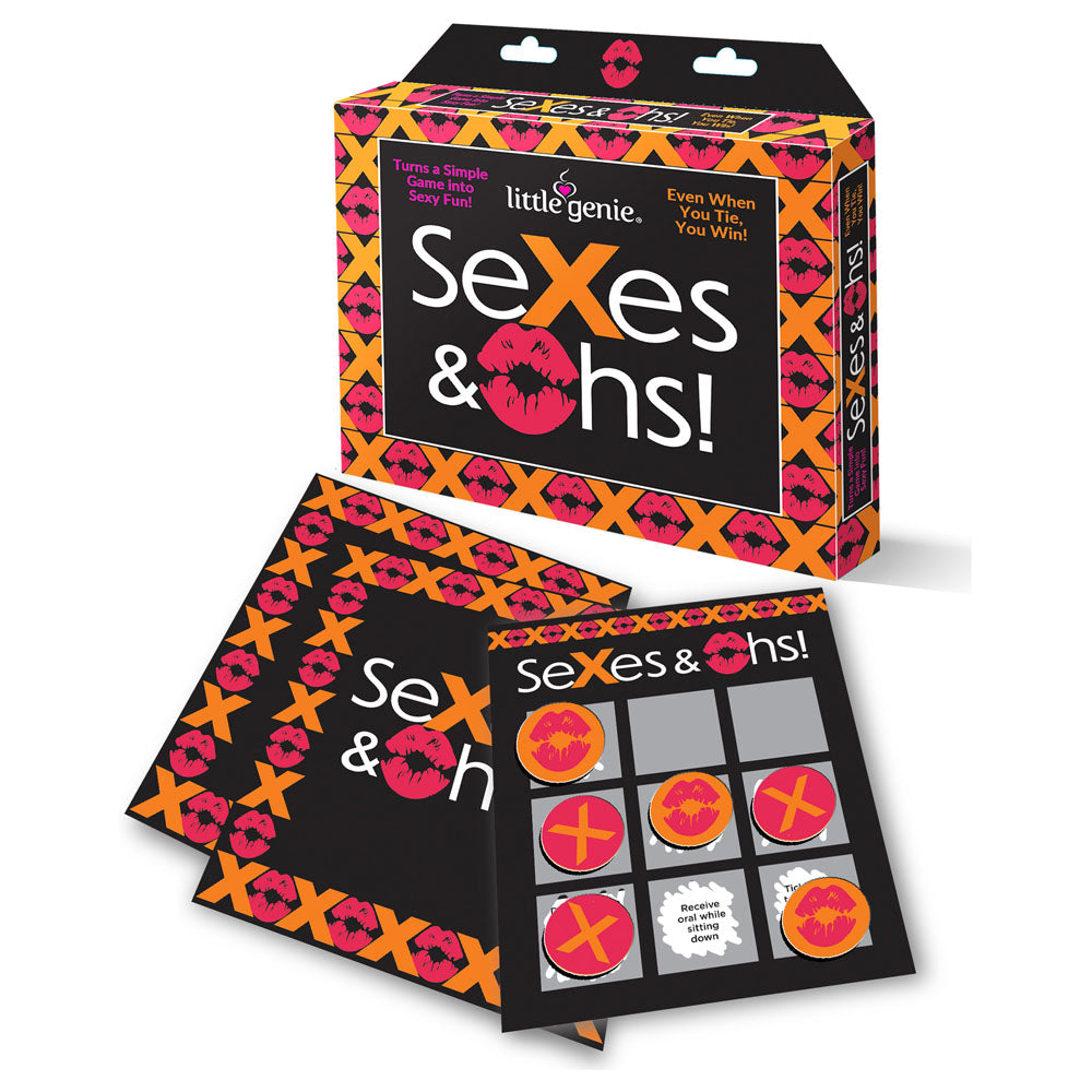 SeXes and Ohs tic tac toe scratchie game