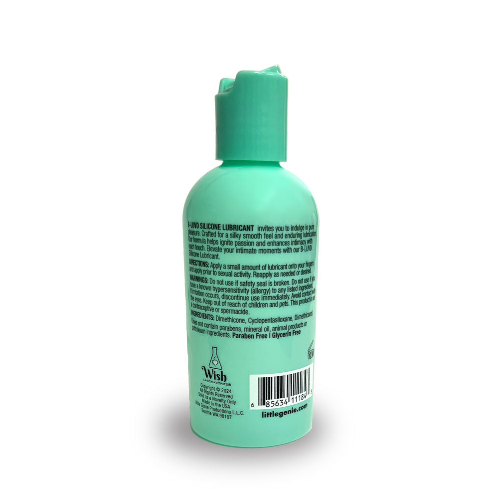 B-LUVD Body-Safe Silicone Lubricant - 118 ml Bottle for Enhanced Comfort and Pleasure