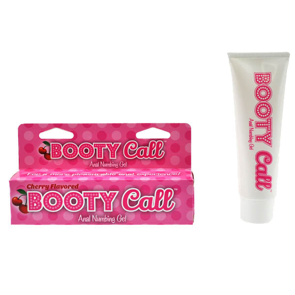 Booty Call Cherry Flavored Anal Numbing Gel – 44 ml (1.5 oz) Tube for Enhanced Comfort and Pleasure