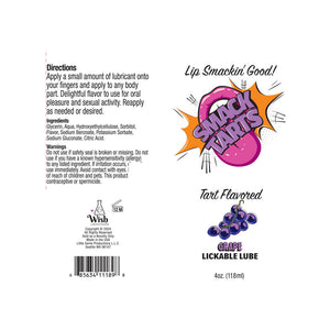 SMACK Tarts sour grape flavoured lube 120 ml – image 2