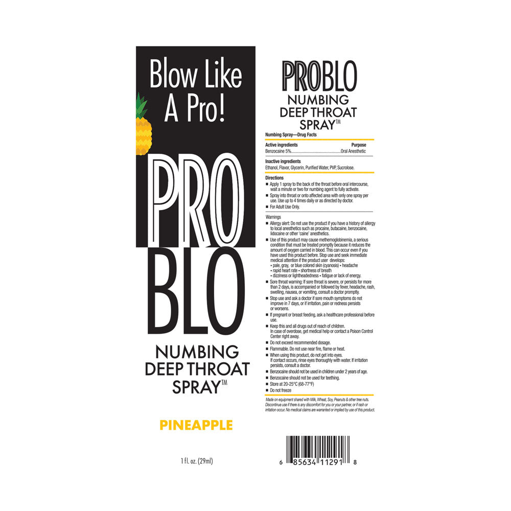 ProBlo Pineapple Flavored Enhancers – Delicious Intimate Enhancer – 30 ml
