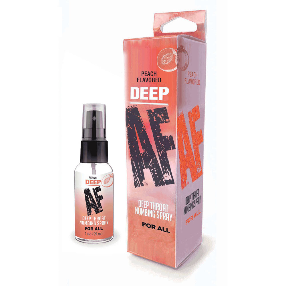 Peach Bliss - Peach Flavored Deep Throat Spray - 29 ml (Body-Safe, Wellness-Infused)