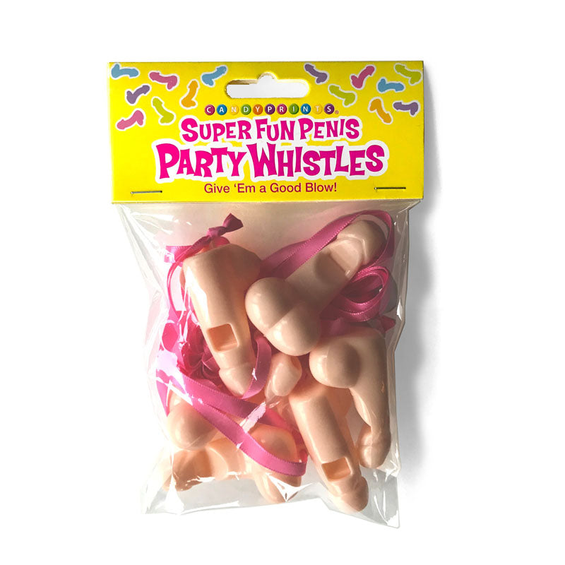 Super Fun Gender-Neutral Party Whistles – Hens Night Novelties – 8 Pack (Perfect for Celebrations)