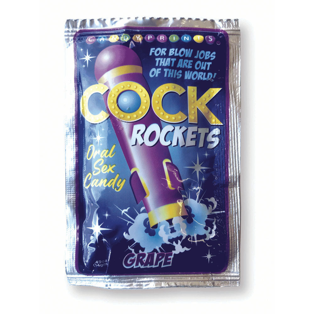 Cock Rockets Grape Flavored Oral Sex Candy – Fun Novelty for Intimate Moments