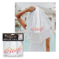 Glitterati - Novelty Bride Veil for Hens Party Celebrations - Fun & Stylish Accessory