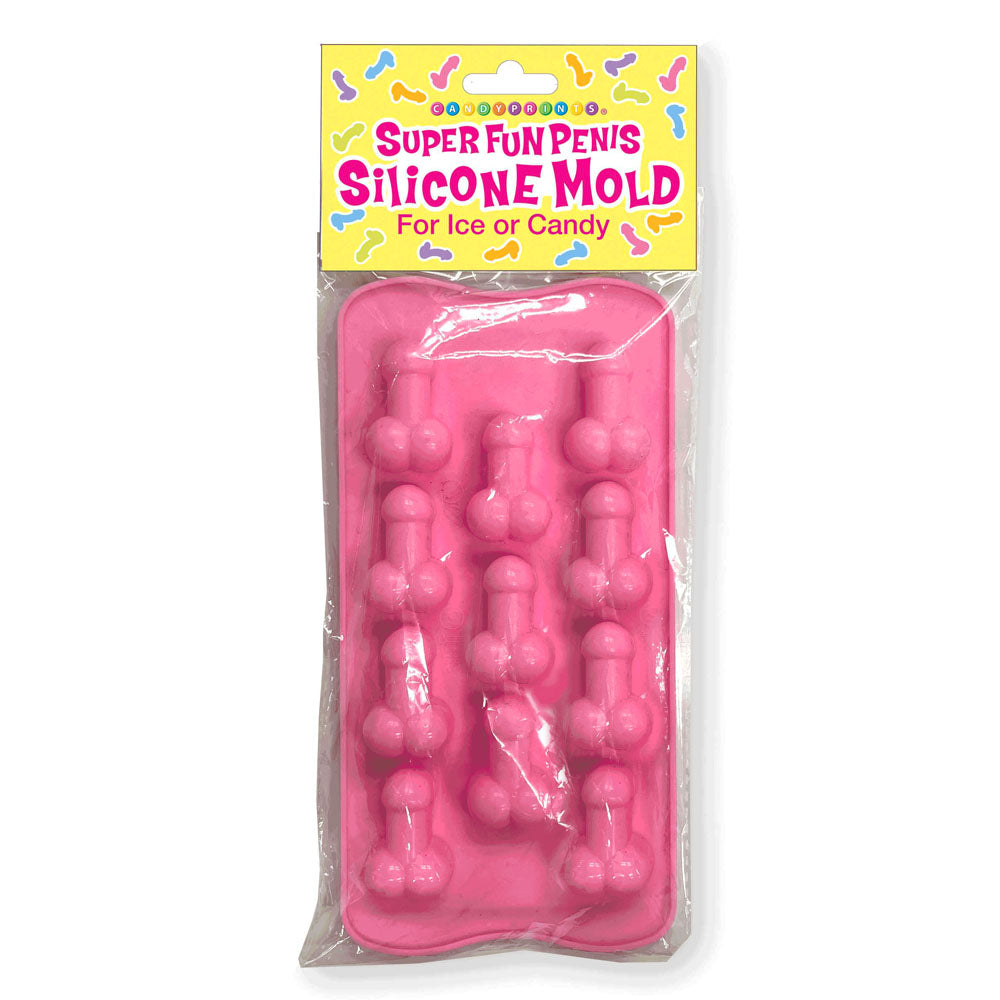 Super Fun Novelty Ice Tray – Body-Safe Silicone – Clear