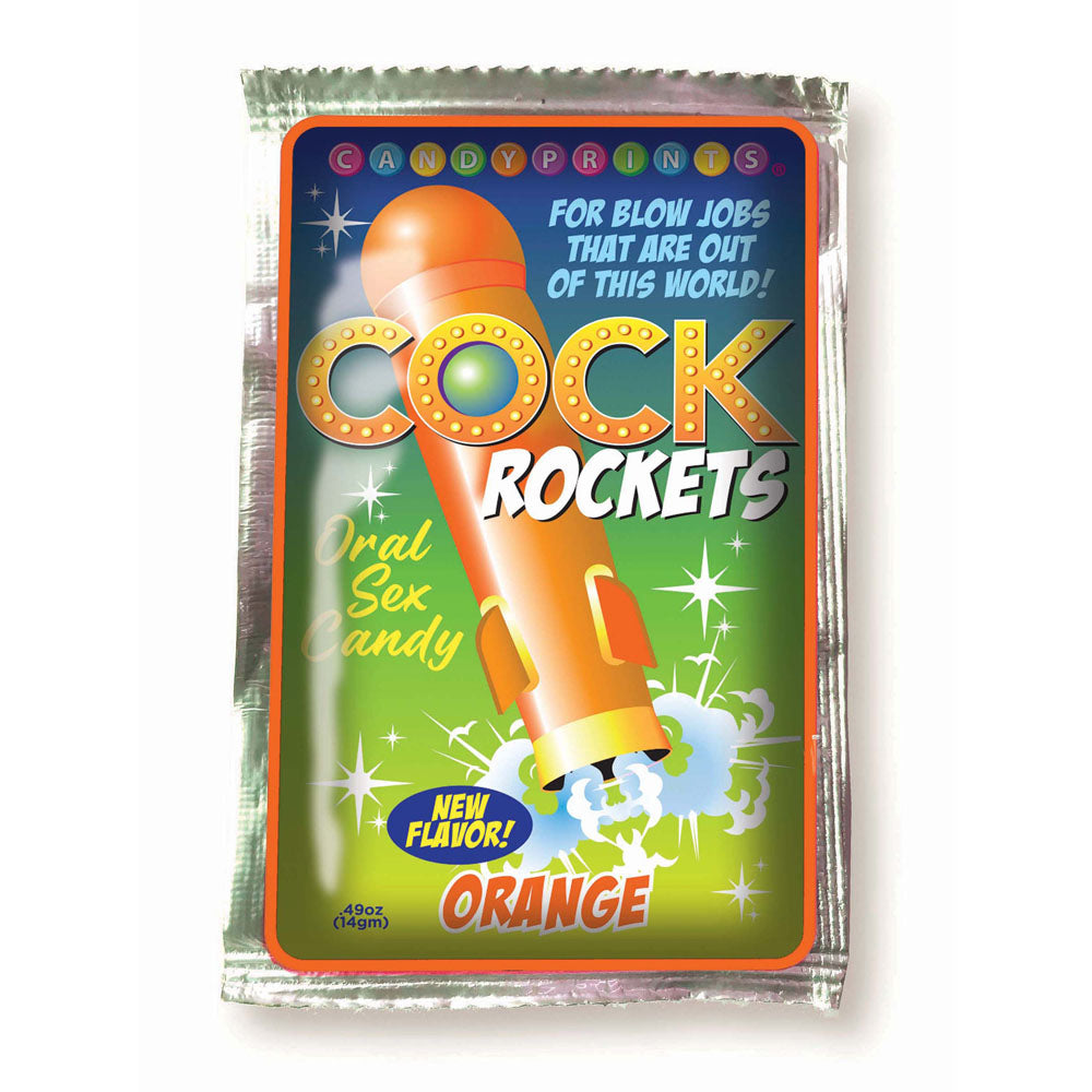 Cock Rockets Novelties – Orange Flavoured – 15 grams
