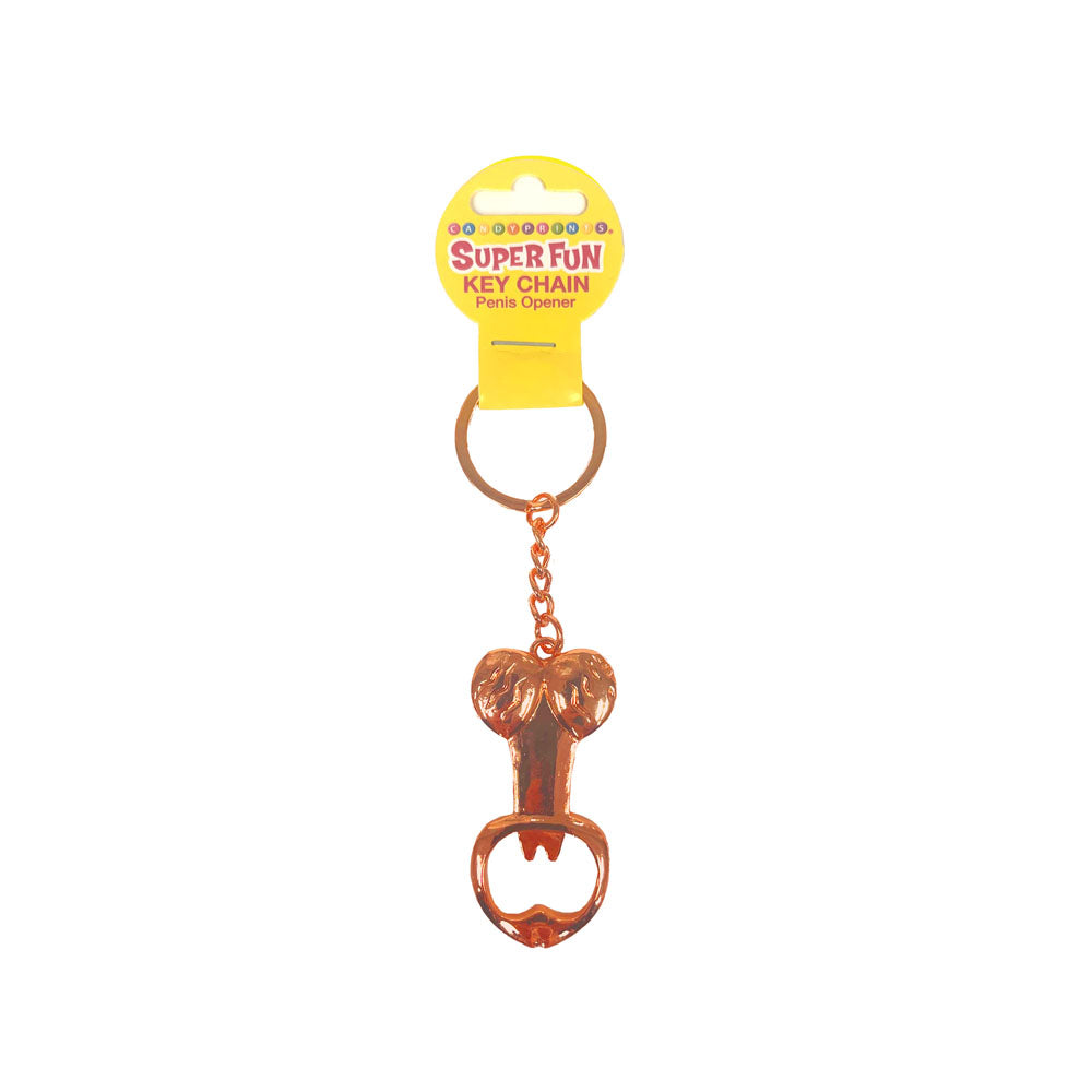 Super Fun Key Chain - Novelty Penis Bottle Opener - Unique Party Accessory