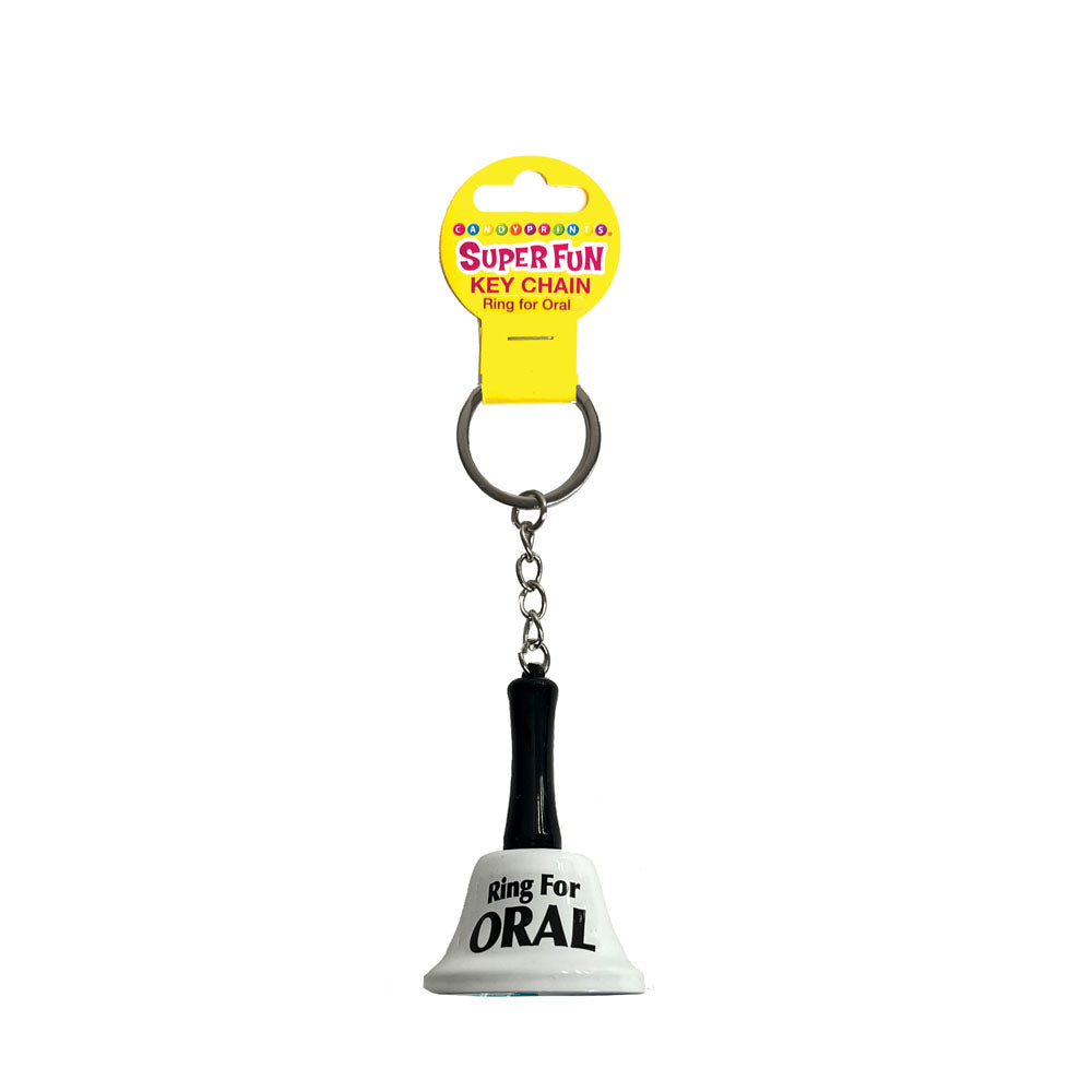 Super Fun Novelty Bell Keychain - Oral Play Ring Accessory