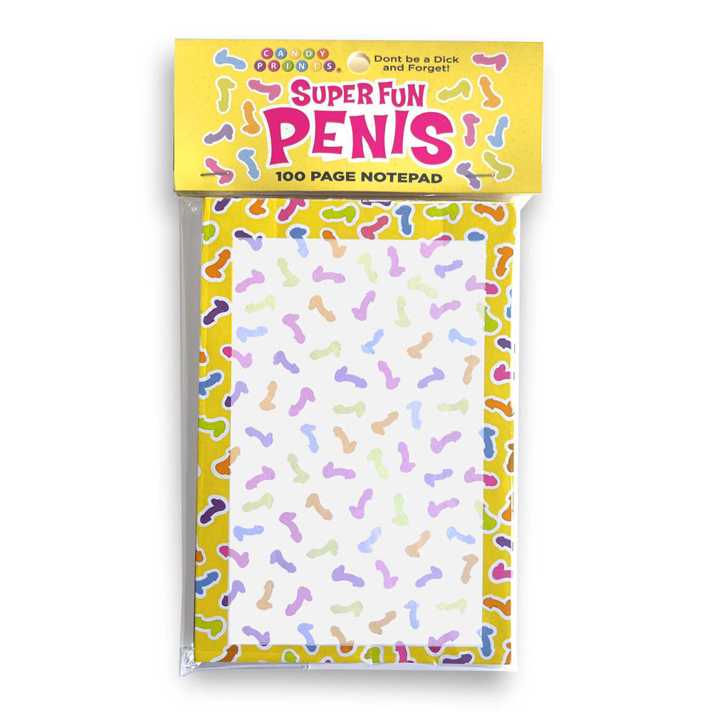 Super Fun Penis Notepad - 100 Pages of Novelty Fun - Perfect for Gifting and Creative Writing