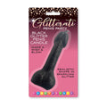 Glitterati Black Glitter Penis Candle - 10 cm Party Candle for Celebrations