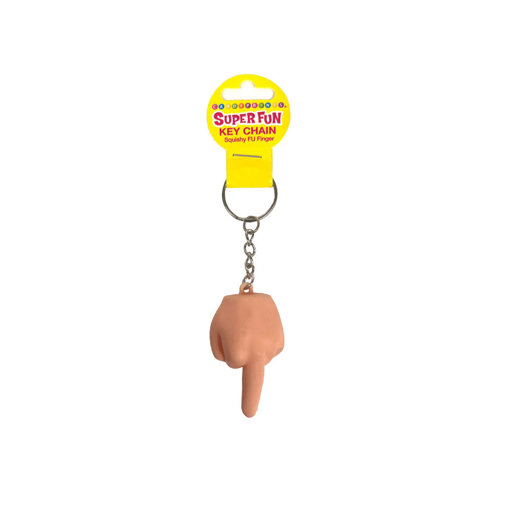 Super Fun Keychain – Squishy Feature – Novelty Material – Multi-Colour