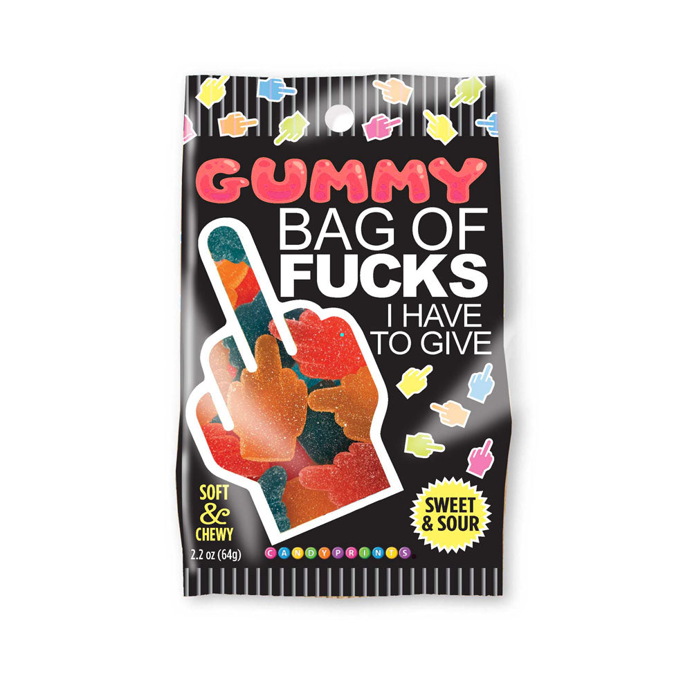 Gummy Bag of Chewy Sour Gummies - Soft & Tasty Candy Treats - 64g Bag of Fun