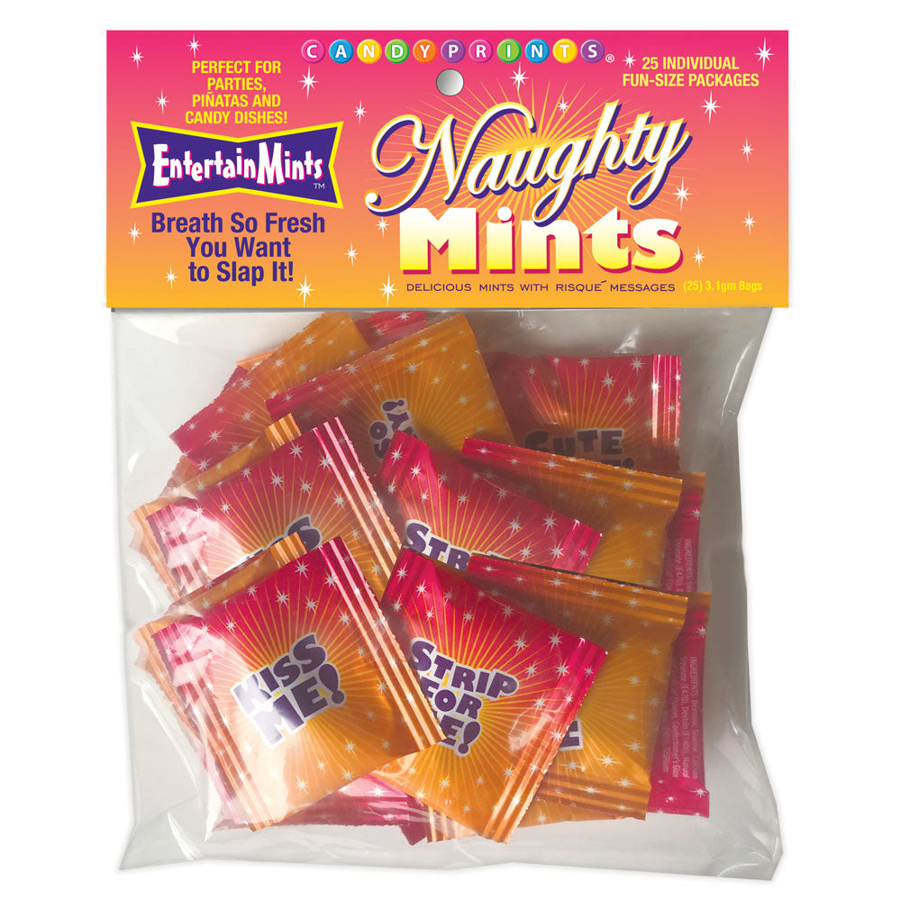 Naughty Mints - Bulk Party Pack of 25 Refreshing Mints for Celebrations
