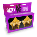 Sexy AF Lingerie & Body Wear – Reusable Nipple Pasties – Gold Sequin