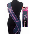 The Bride's Maid Sash – Elegant White Hens Party Accessory for Celebrations