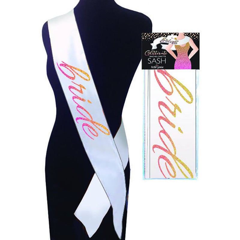 Glitterati - Hens Party Bride Sash - Fun and Stylish Bridal Accessory for Celebrations