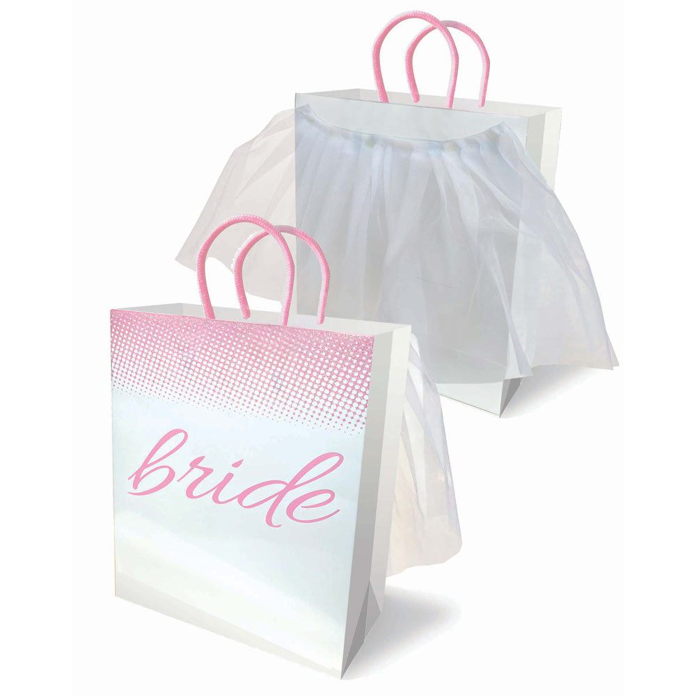 Bridal Gift Bag with Veil - Elegant Bride Veil Presentation for Wedding Gifts