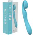 LOVELINE Obsession - 18.4 cm Body-Safe Silicone USB Rechargeable Vibrator - Blue