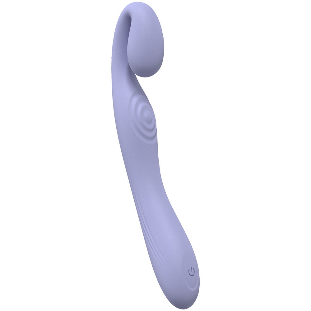 LOVELINE Obsession - Lavender 18.4 cm Body-Safe Silicone USB Rechargeable Vibrator for Wellness and Pleasure