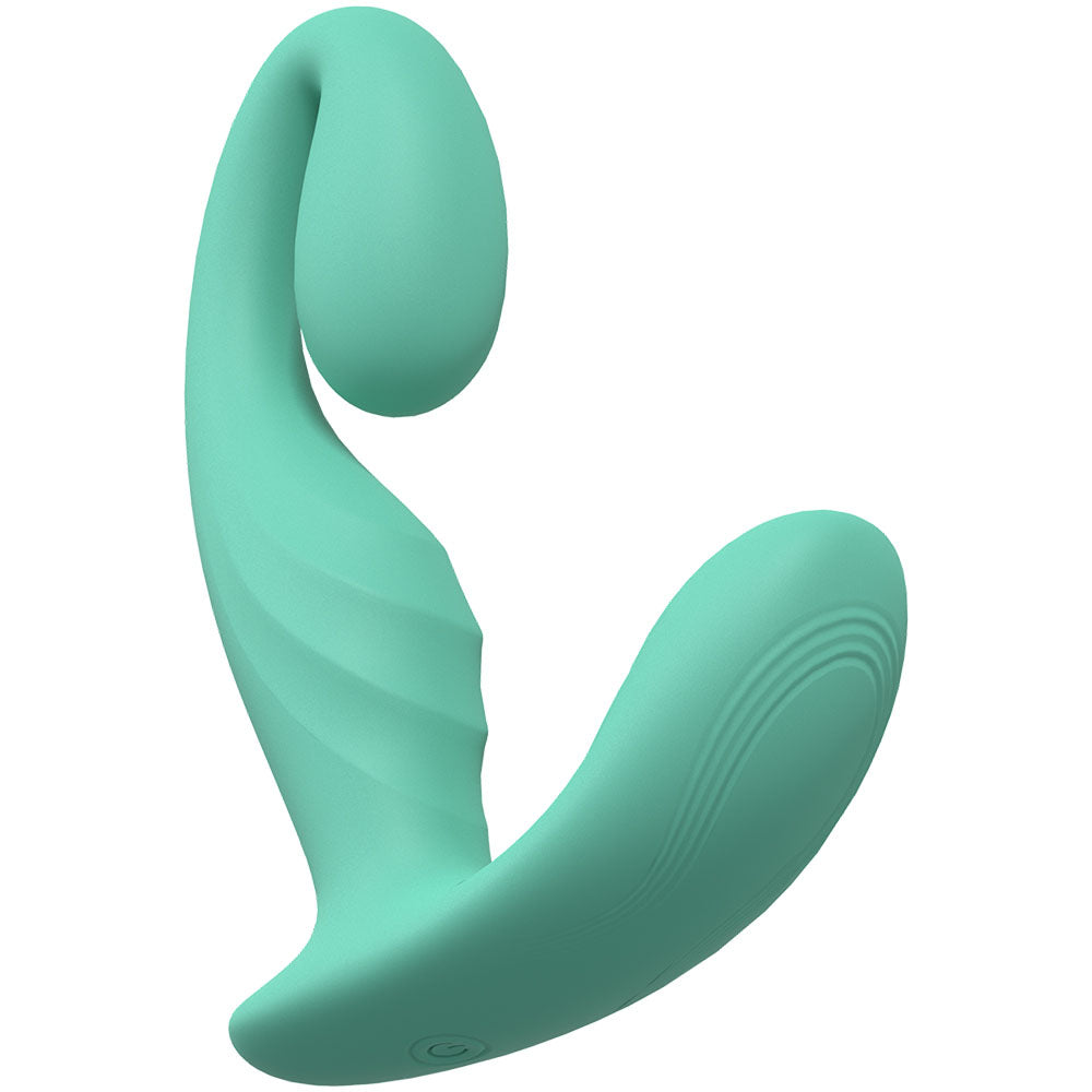 LOVELINE Bliss - Green 11.5 cm USB Rechargeable Body-Safe Silicone Vibrator