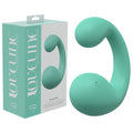 LOVELINE Playful Dual Vibrator - Green 8.5 cm Body-Safe Silicone (USB Rechargeable)
