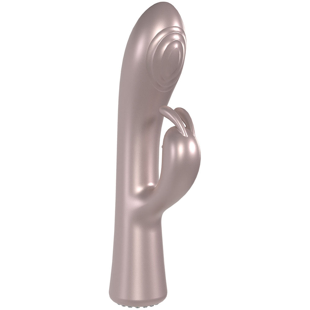 LOVELINE La Perla I - Pearlescent Pink Rabbit Vibrator – 19.2 cm, USB Rechargeable, Body-Safe Silicone