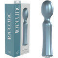 LOVELINE La Perla IV - Pearlescent Blue USB Rechargeable Massage Wand (19.2 cm, Body-Safe Silicone)