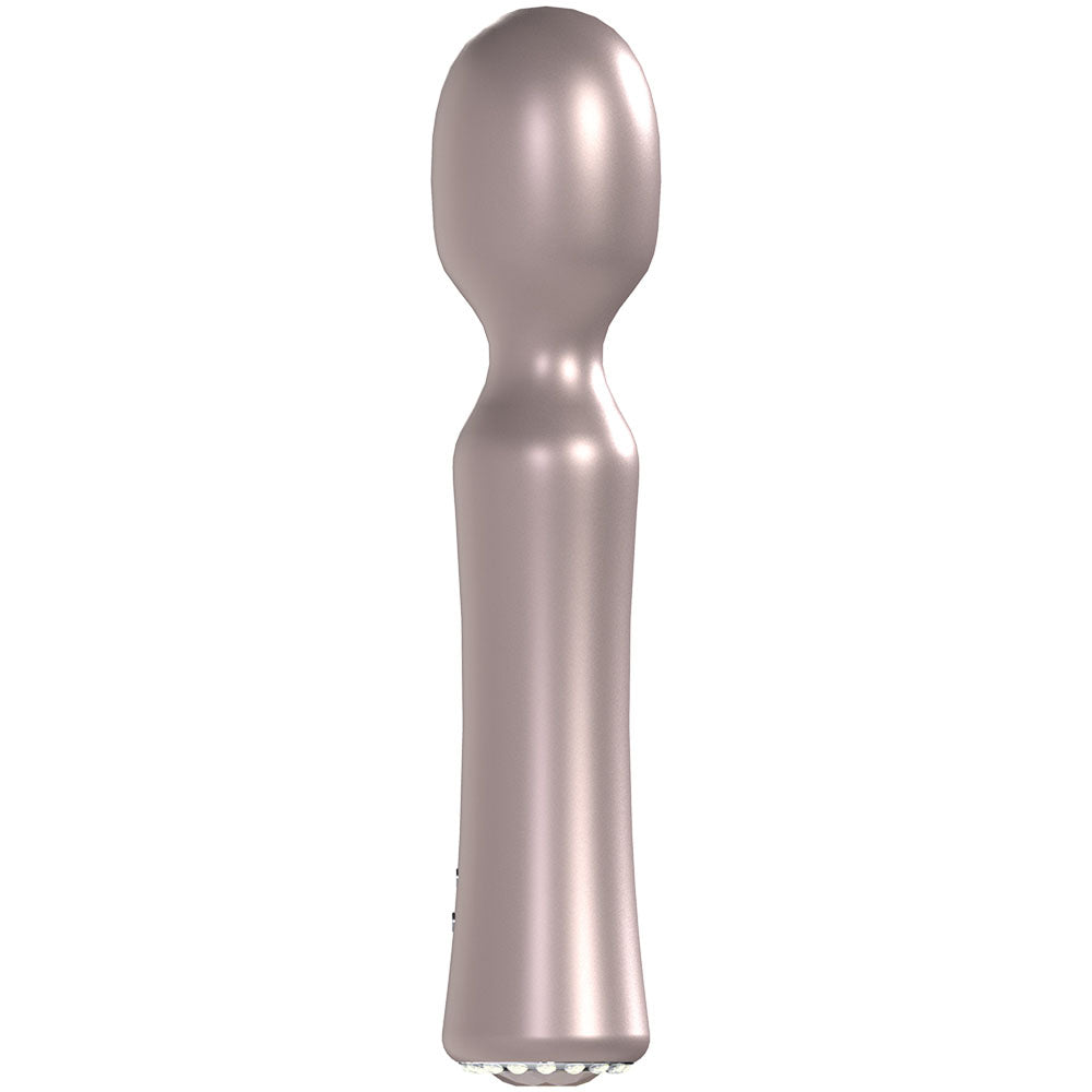 LOVELINE La Perla IV - Pearlescent Pink 19.2 cm Body-Safe USB Rechargeable Massage Wand for Wellness