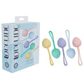 LOVELINE PelviFit Kegel Exercise Kit - 5 Size Options for Enhanced Pelvic Health (Berry Color)
