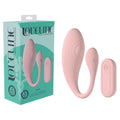 LOVELINE Wave - Pink USB Rechargeable C-Shaped Vibrator with Remote Control for Enhanced Pleasure