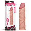 Pleasure X-Tender Body-Safe Silicone 2'' Penis Extension Sleeve – Flesh (5.1 cm)
