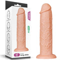 King Size 11'' Realistic Silicone Dildo - Flesh Tone (28 cm, Body-Safe, Gender-Neutral)