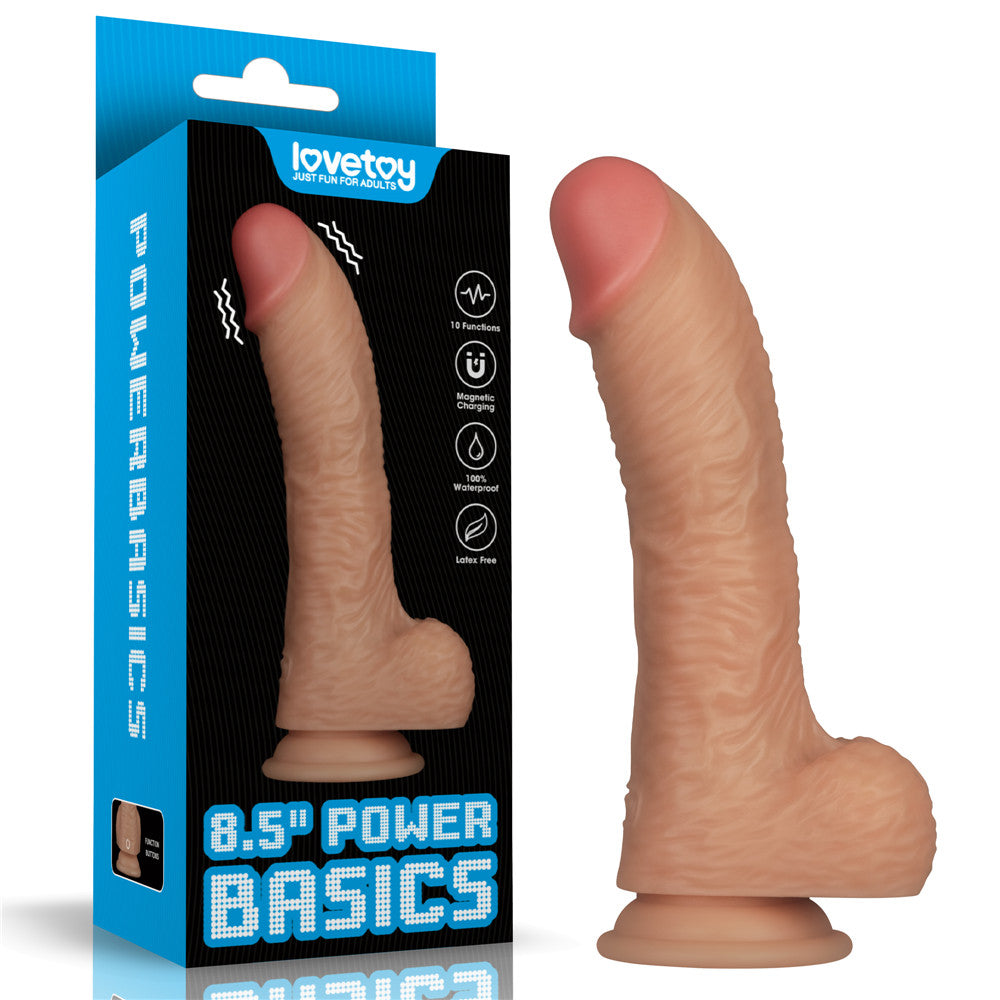Intimelly Dongs – USB Rechargeable, Body-Safe Silicone – Flesh – 21.6 cm