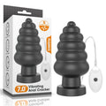 Intimelly Vibrating Anal Toy – Body-Safe Silicone – 17.8 cm – Black