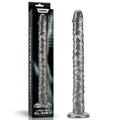 Intimelly DONG – Rechargeable, Body-Safe Silicone – Grey – 40.8 cm