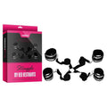 Comfortable Bed Restraints Kit – Adjustable Wrist & Leg Cuffs for Enhanced Intimacy (Gender-Neutral, Durable Design)