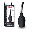 Bondage Fetish Deluxe Curved Douche - Unisex Black Enema with 310 ml Capacity