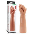 King-Size 12'' Realistic Fist Dildo – Flesh Tone (30.5 cm, Body-Safe Silicone, USB Rechargeable)