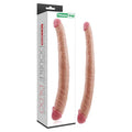 Lady-Killer Body-Safe Tapered Double Dildo – Flesh 35.5 cm (14'') Double Dong for Couples