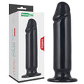 King-Sized Body-Safe Silicone Anal Dildo – Black 23.5 cm Mega Dong (9.25 inches, USB Rechargeable)