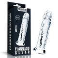 Flawless Body-Safe Clear Dildo – 7-Inch (17.8 cm) Transparent Dong for Pleasure