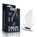 Flawless Body-Safe Clear Anal Plug – 4.5 Inch (11.5 cm) | Smooth Silicone Design