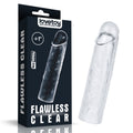 Flawless Clear Penis Sleeve – 1" Extender for Enhanced Pleasure (2.5 cm, Body-Safe Material)