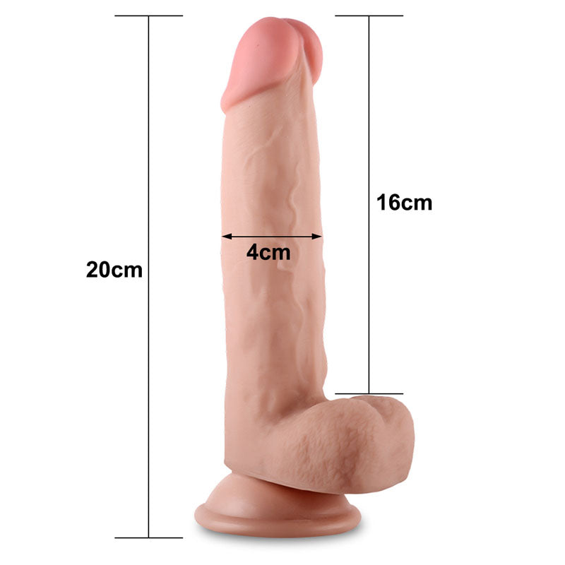Intimelly Dual Layer Dong – Flexible, Realistic – Flesh – 20.3 cm