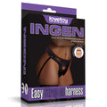 Ingen Adjustable Strap-On Harness for Couples – Black