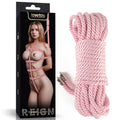 Rebellion Reign Soft Bondage Rope - Pink - 10 Metres of Safe and Versatile Restraint