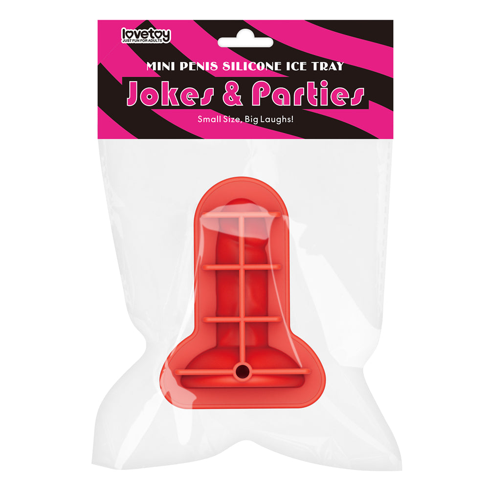 Jokes & Parties Novelty Ice Tray – Fun Design – Silicone – Clear