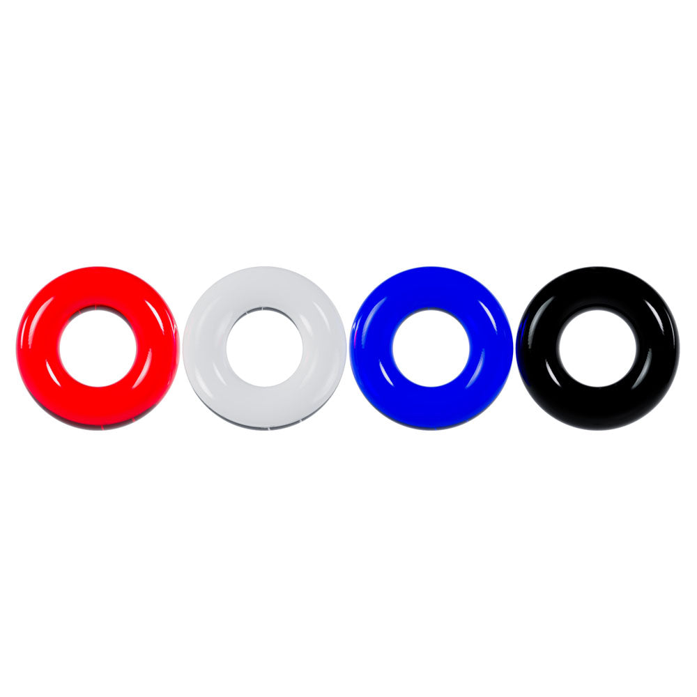 LEVELZ Cock Rings – Multicolour Set – 4 Pack